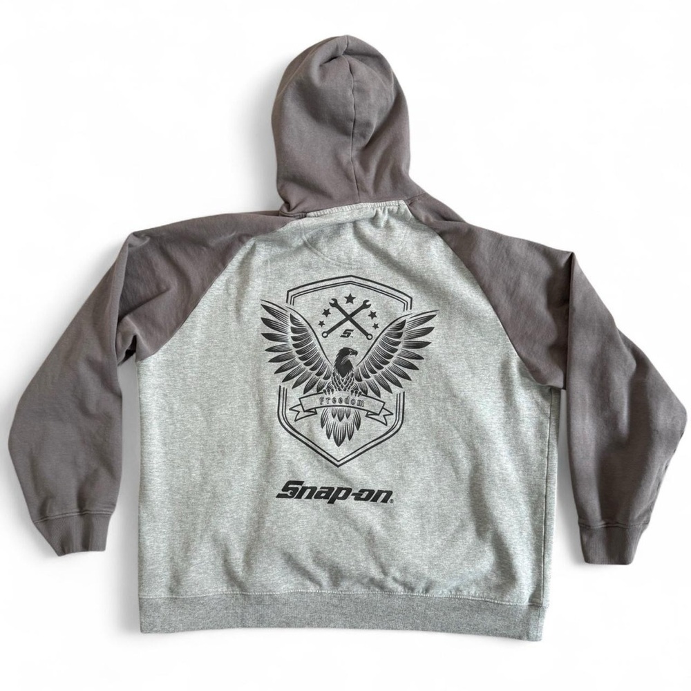 Snap-On Tools Freedom Raglan Hooded Sweatshirt